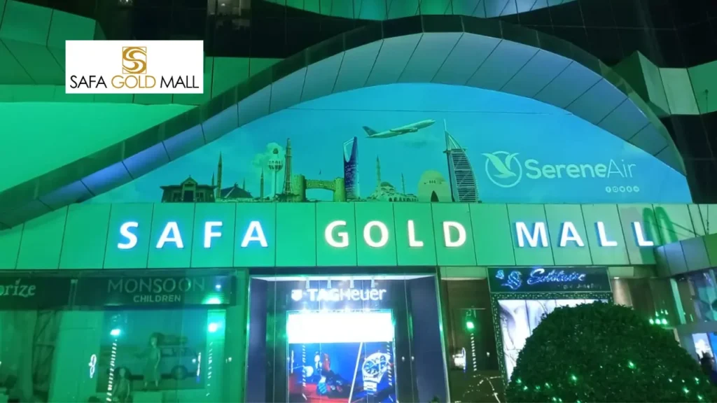 Safa Gold Mall front look and logo